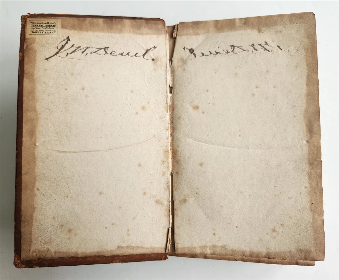 1810 DIGEST OF THE LAW OF EVIDENCE by Zephaniah Swift antique AMERICANA - 3