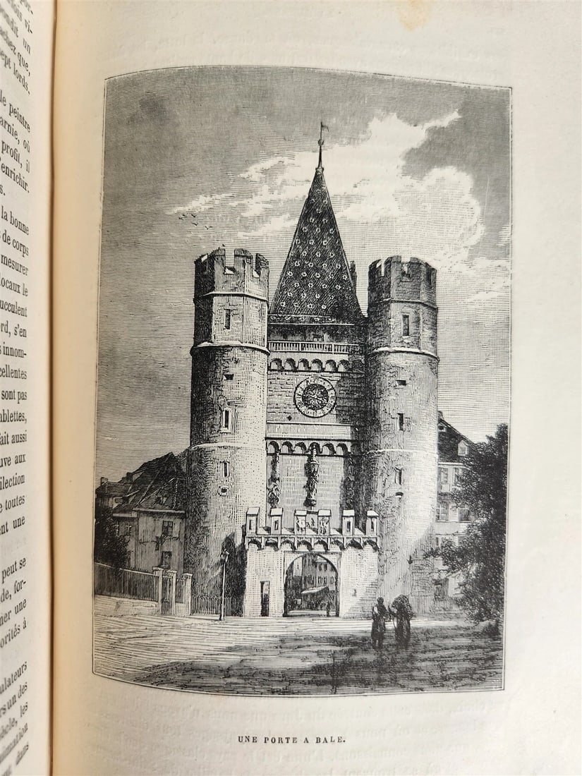 1883 PICTURESQUE SWITZERLAND antique ILLUSTRATED LA SUISSE PITTORESQUE - 5