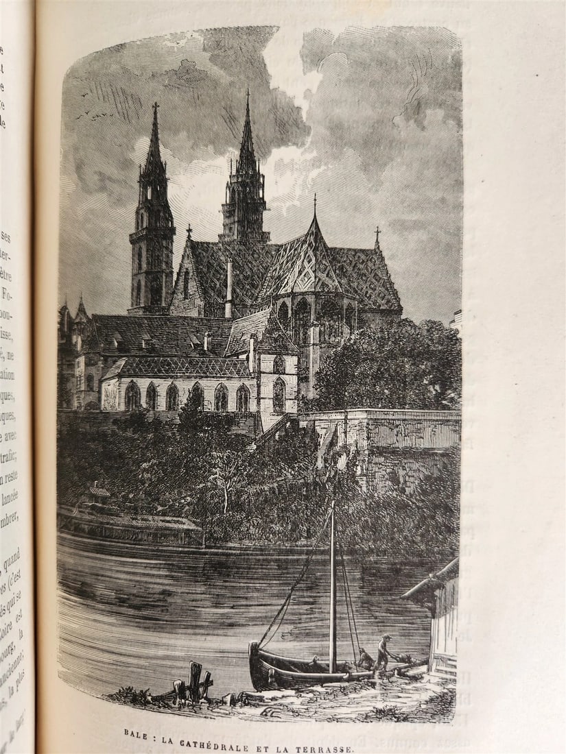 1883 PICTURESQUE SWITZERLAND antique ILLUSTRATED LA SUISSE PITTORESQUE - 6