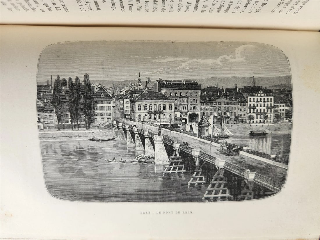 1883 PICTURESQUE SWITZERLAND antique ILLUSTRATED LA SUISSE PITTORESQUE - 7