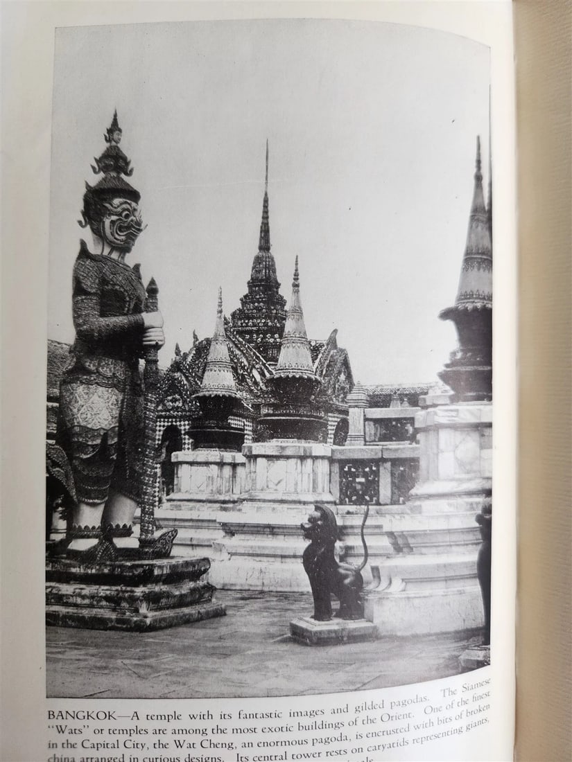 1929 AROUND THE WORLD in FRANCONIA antique Cunard Line promotion - 11