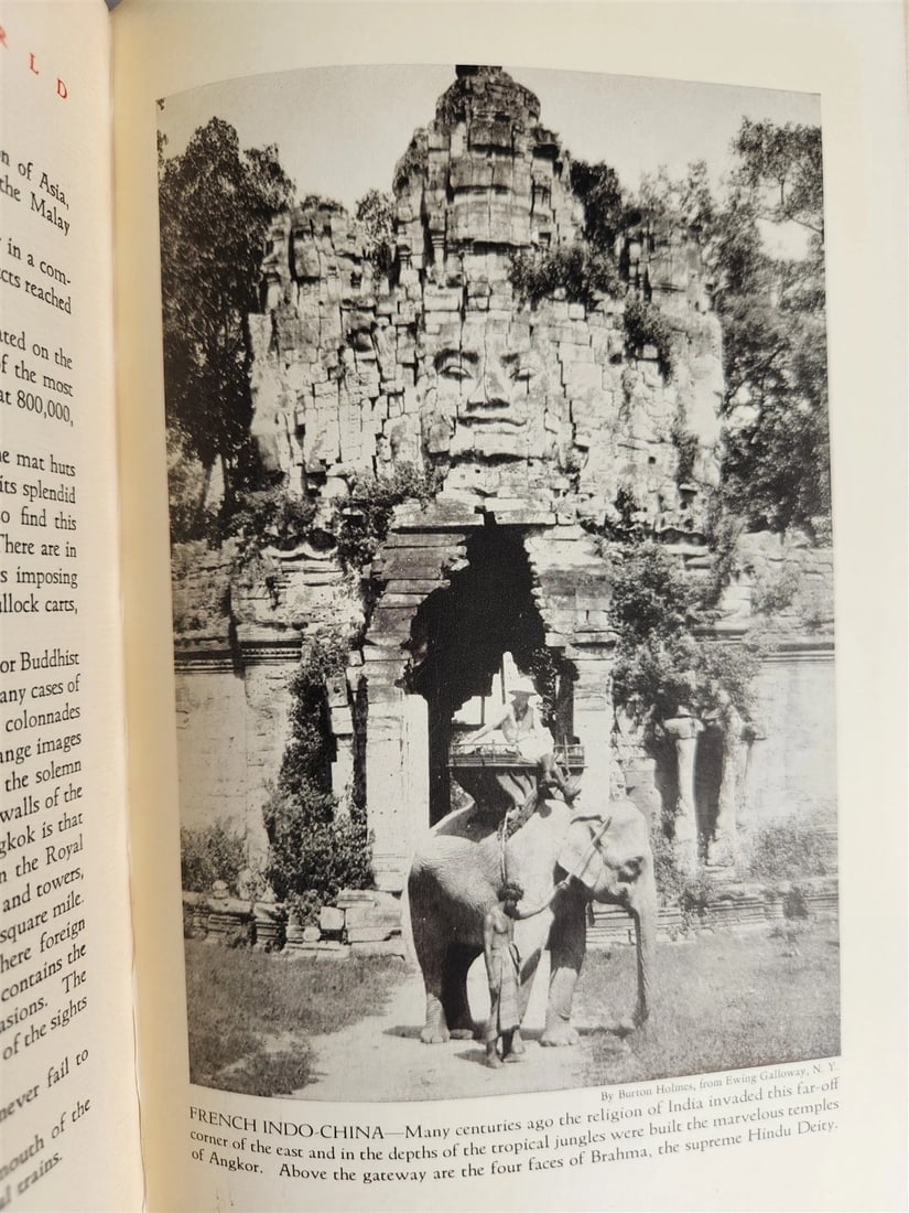 1929 AROUND THE WORLD in FRANCONIA antique Cunard Line promotion - 12