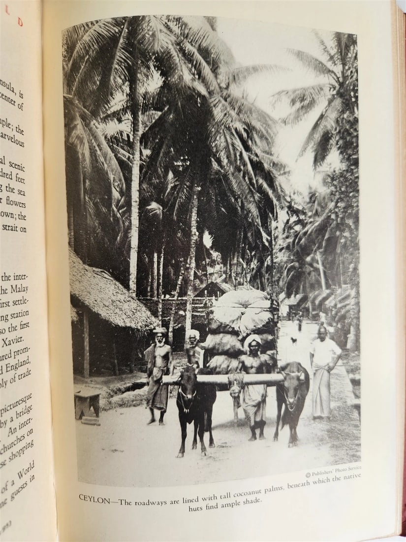 1929 AROUND THE WORLD in FRANCONIA antique Cunard Line promotion - 14