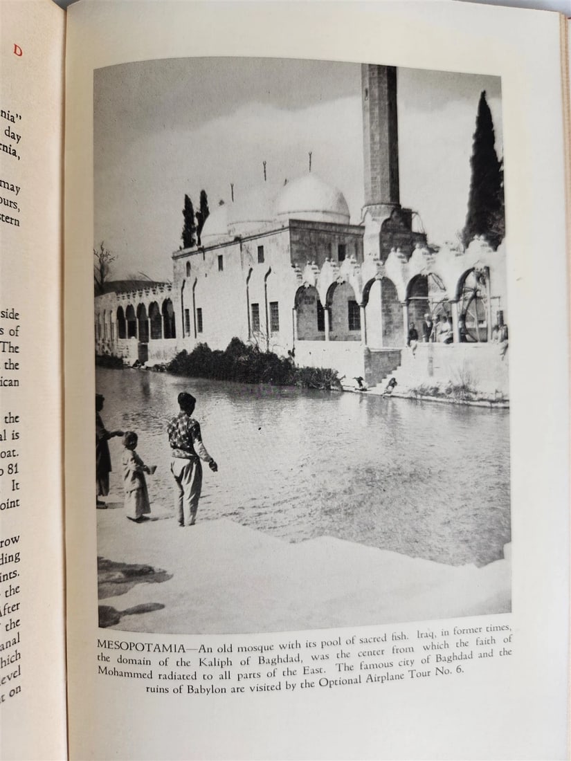 1929 AROUND THE WORLD in FRANCONIA antique Cunard Line promotion - 4