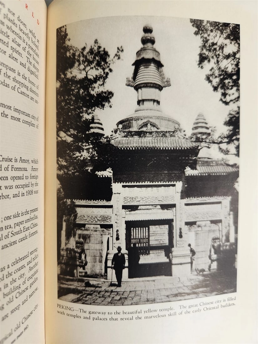 1929 AROUND THE WORLD in FRANCONIA antique Cunard Line promotion - 7