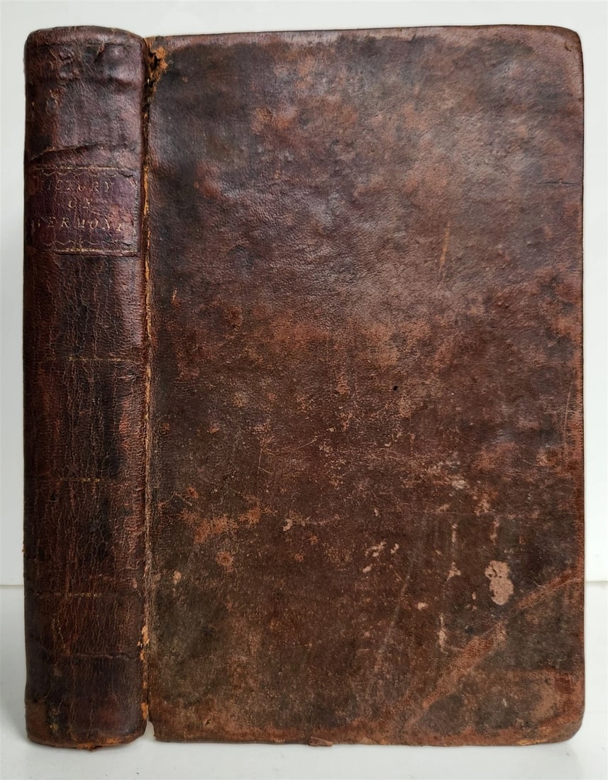 1794 THE NATURAL AND CIVIL HISTORY OF VERMONT antique AMERICANA - 2