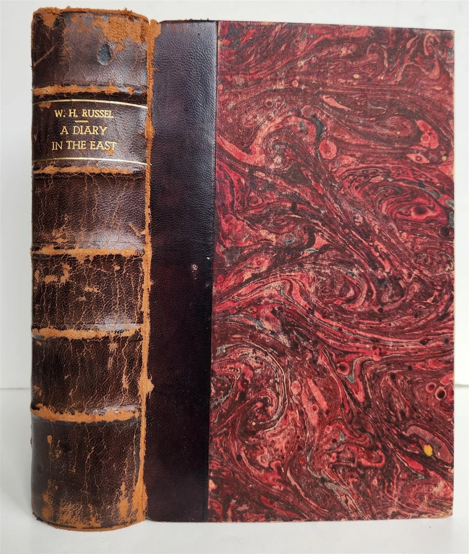 1869 diary in East during tour of Prince & Princess of Wales antique ILLUSTRATED - 3