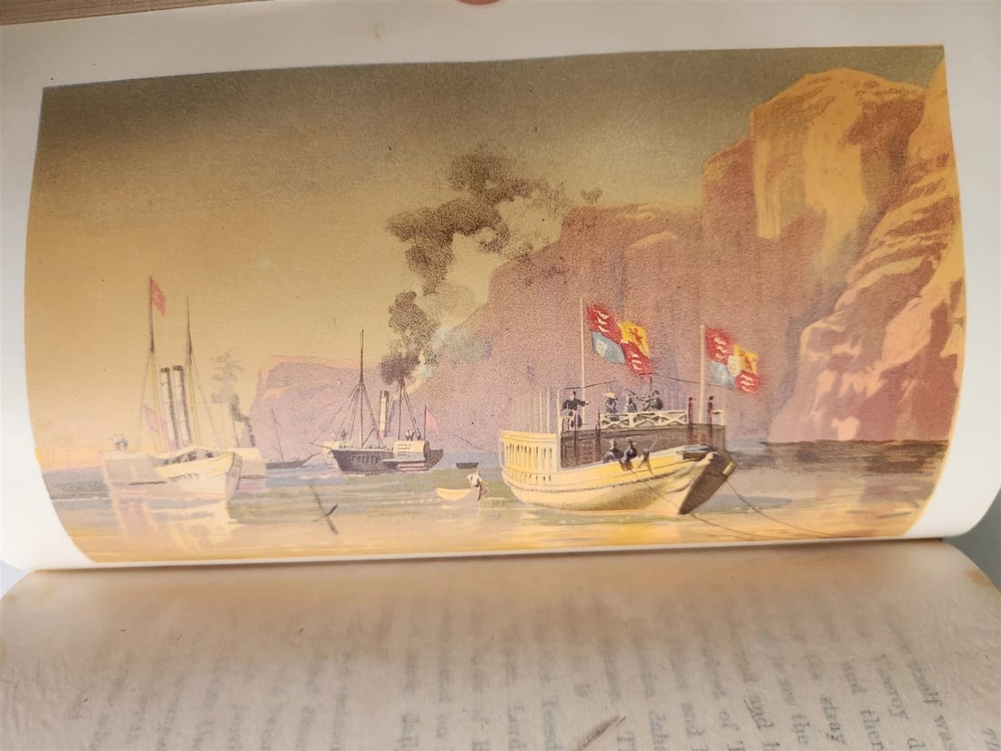 1869 diary in East during tour of Prince & Princess of Wales antique ILLUSTRATED - 7