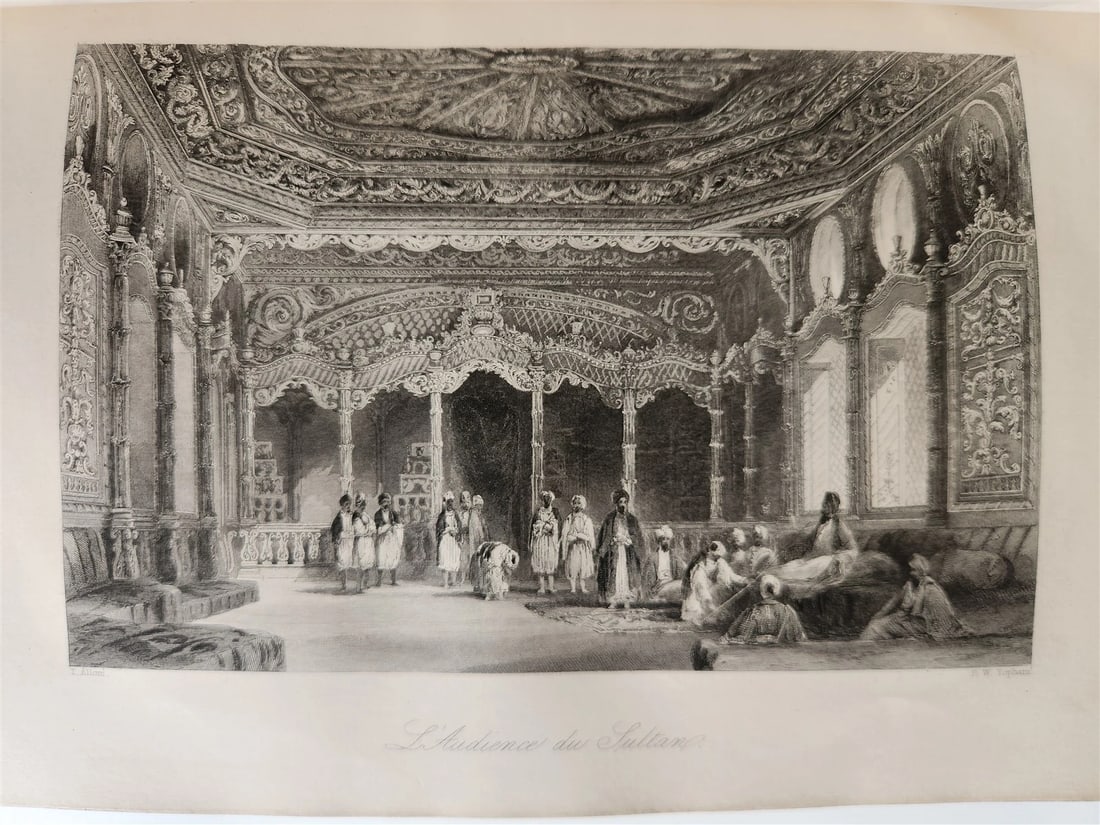 1855 HISTOIRE de EMPIRE OTTOMAN antique ILLUSTRATED HISTORY of TURKEY - 12