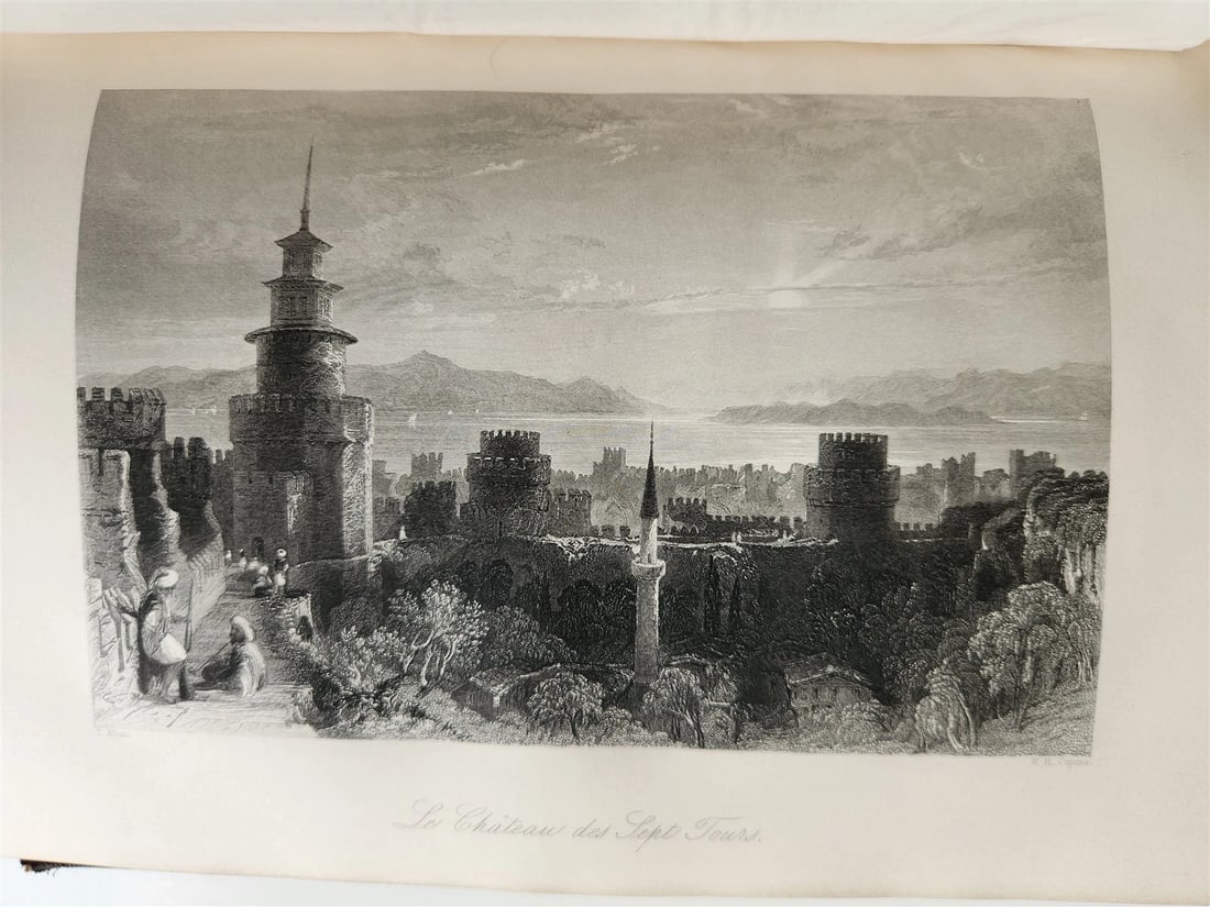 1855 HISTOIRE de EMPIRE OTTOMAN antique ILLUSTRATED HISTORY of TURKEY - 13