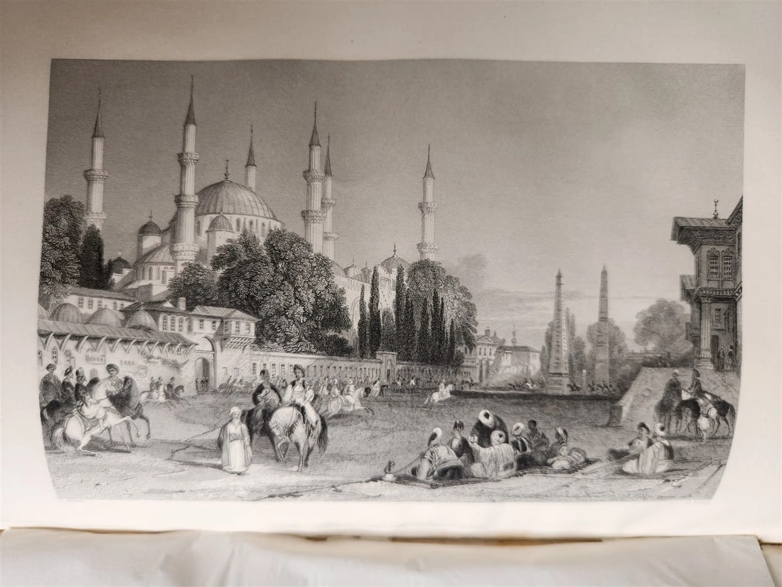 1855 HISTOIRE de EMPIRE OTTOMAN antique ILLUSTRATED HISTORY of TURKEY - 14