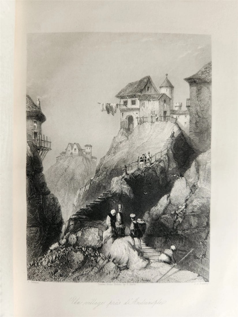 1855 HISTOIRE de EMPIRE OTTOMAN antique ILLUSTRATED HISTORY of TURKEY - 5