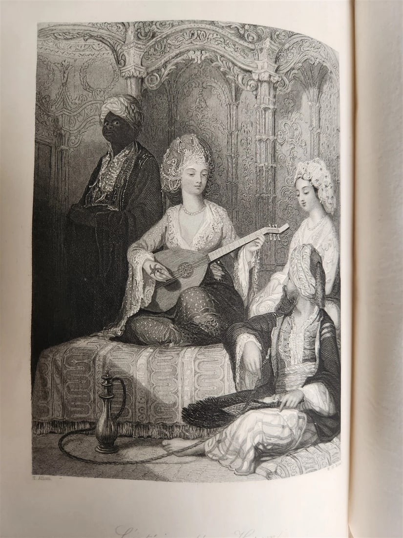 1855 HISTOIRE de EMPIRE OTTOMAN antique ILLUSTRATED HISTORY of TURKEY - 8