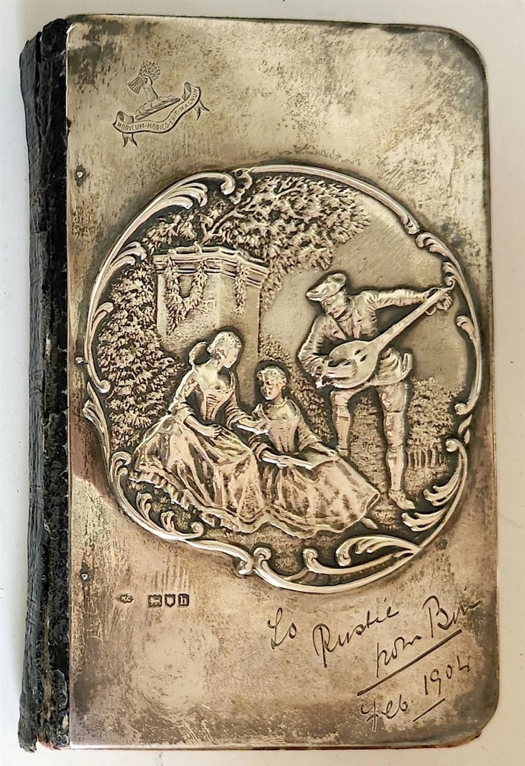 1900s THE BOOK OF COMMON PRAYER in ENGLISH antique w/ SILVER BINDING (1 of 1)