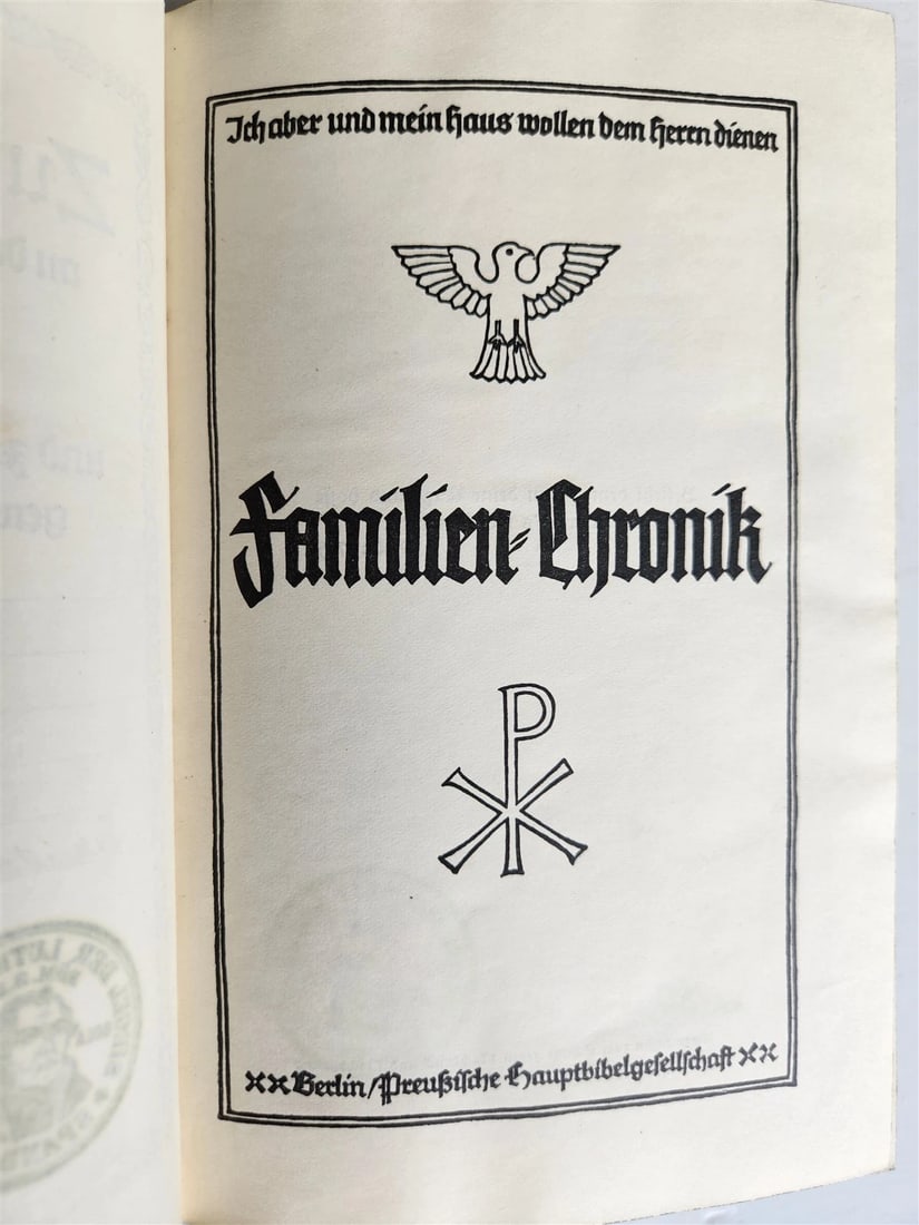 1934 BIBLE in GERMAN pre-WWII translated by MARTIN LUTHER antique - 5