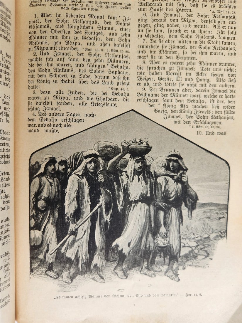 1927 BIBLE in GERMAN 2 VOLS GIFT from Duke of Braunschweig and Luneburg antique - 11