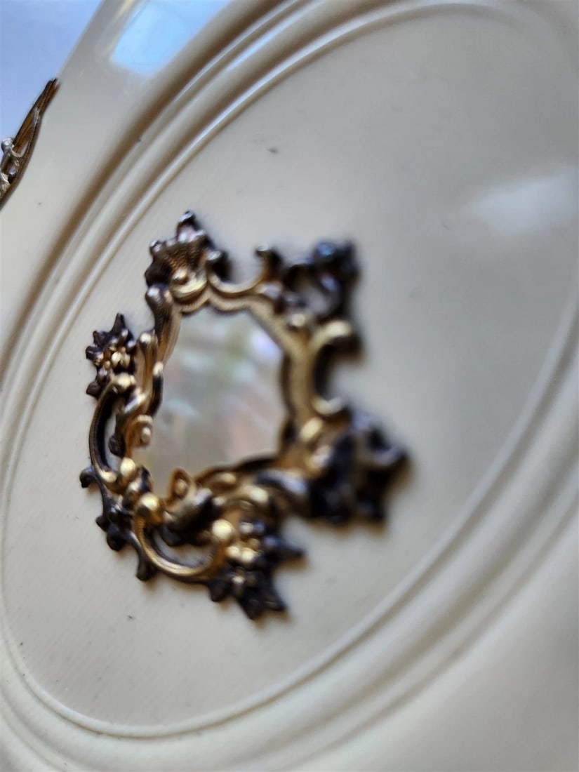 1911 JEWISH PRAYER BOOK SIDDUR antique BINDING w/ MOTHER OF PEARL DECORATION - 5