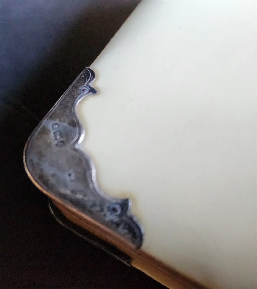 1880s COMMON PRAYER BOOK in ENGLISH antique SILVER DECORATED BINDING - 11