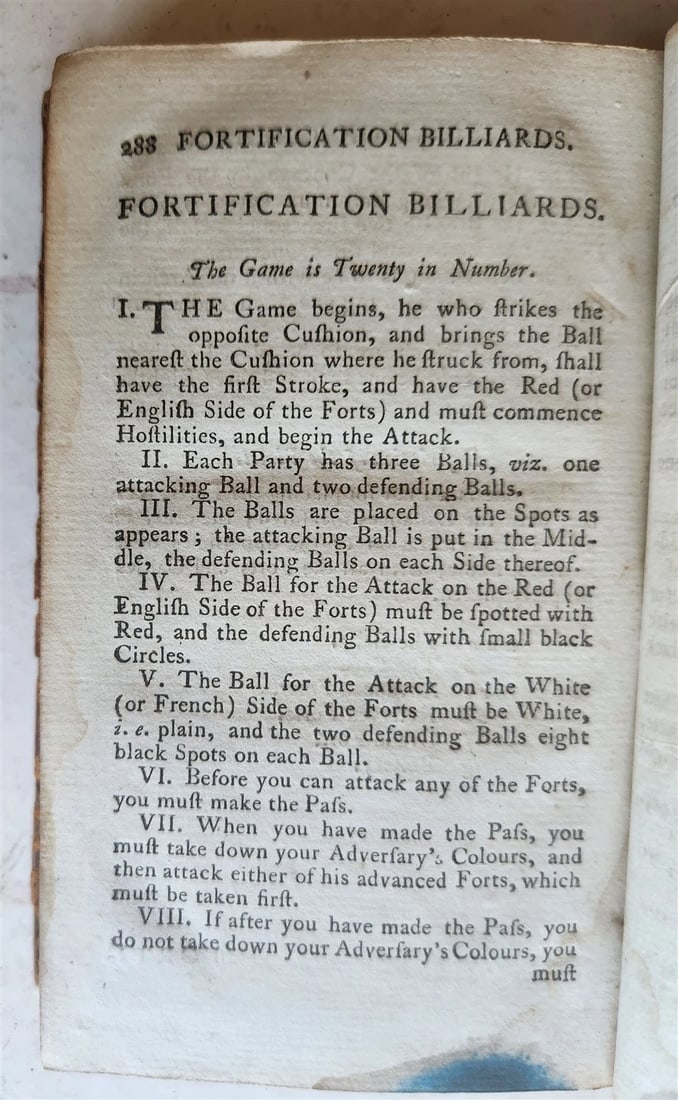 1786 HOYLE'S GAMES IMPROVED antique in ENGLISH - 11
