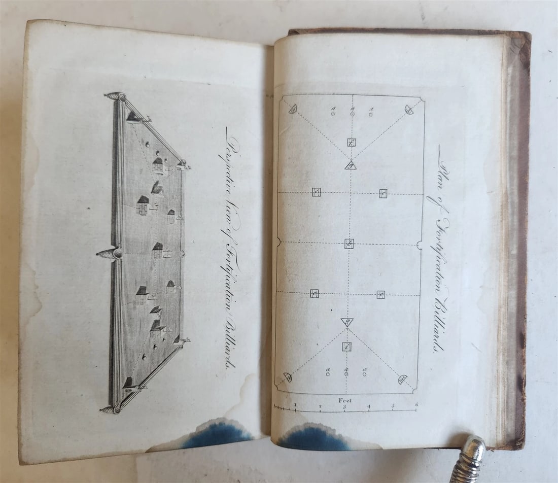 1786 HOYLE'S GAMES IMPROVED antique in ENGLISH - 2