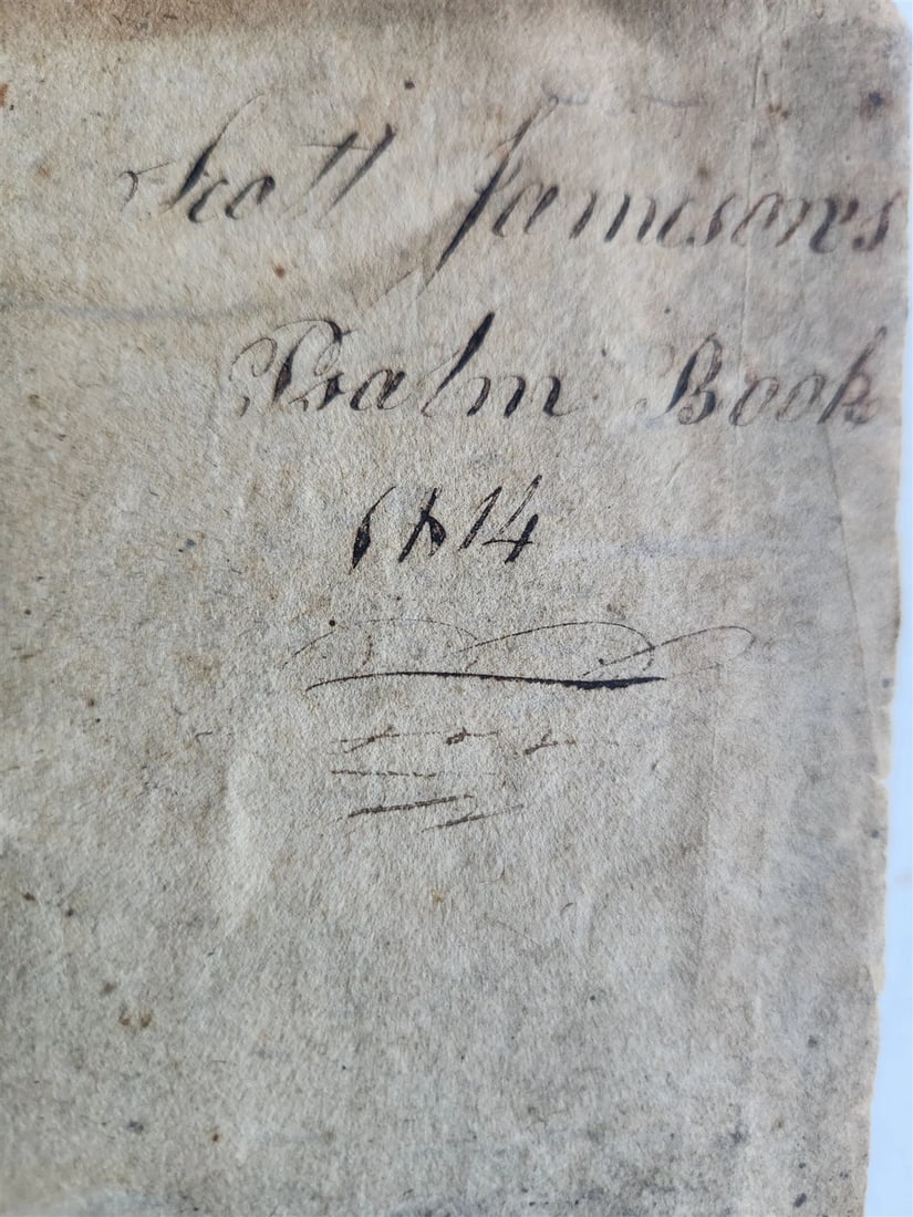 1812 PSALMS of DAVID imitated in Language of NEW TESTAMENT antique AMERICANA - 4