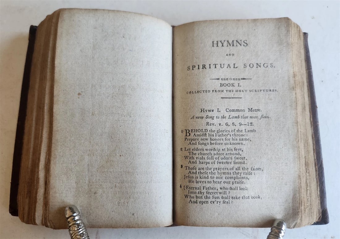 1812 PSALMS of DAVID imitated in Language of NEW TESTAMENT antique AMERICANA - 6