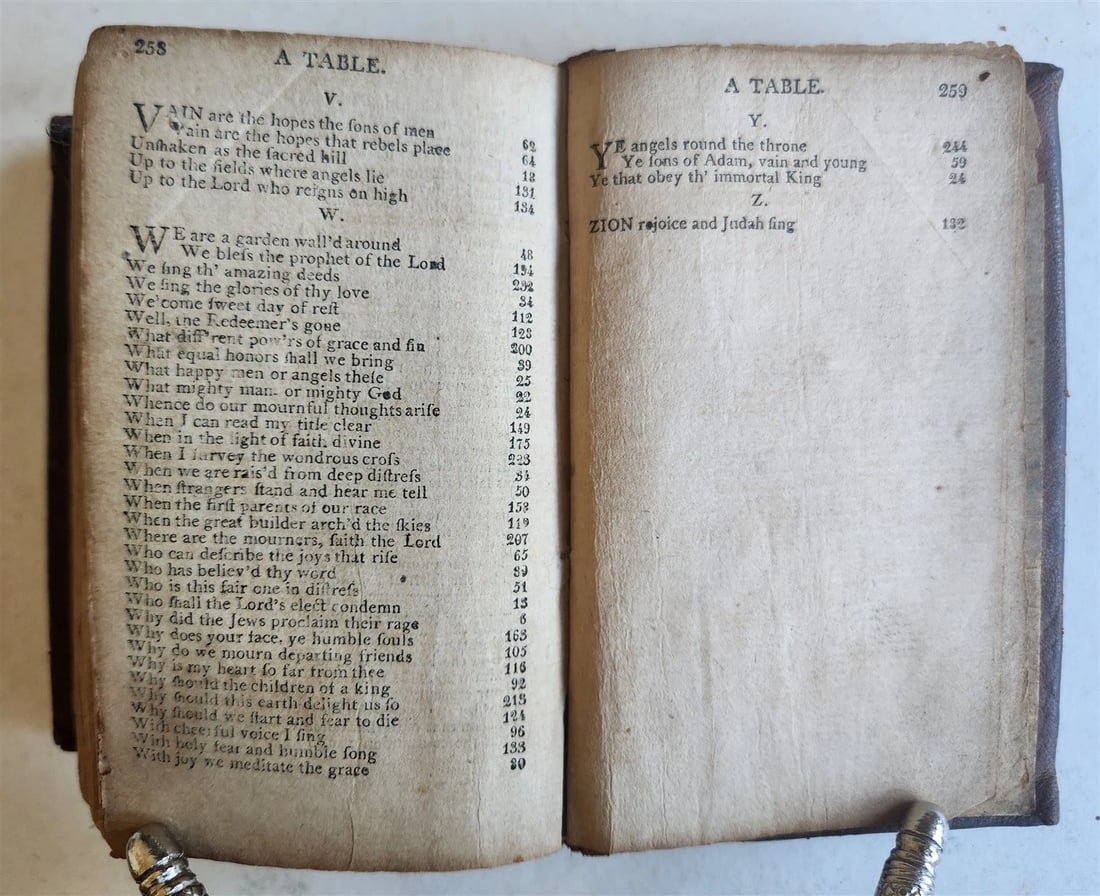 1812 PSALMS of DAVID imitated in Language of NEW TESTAMENT antique AMERICANA - 8