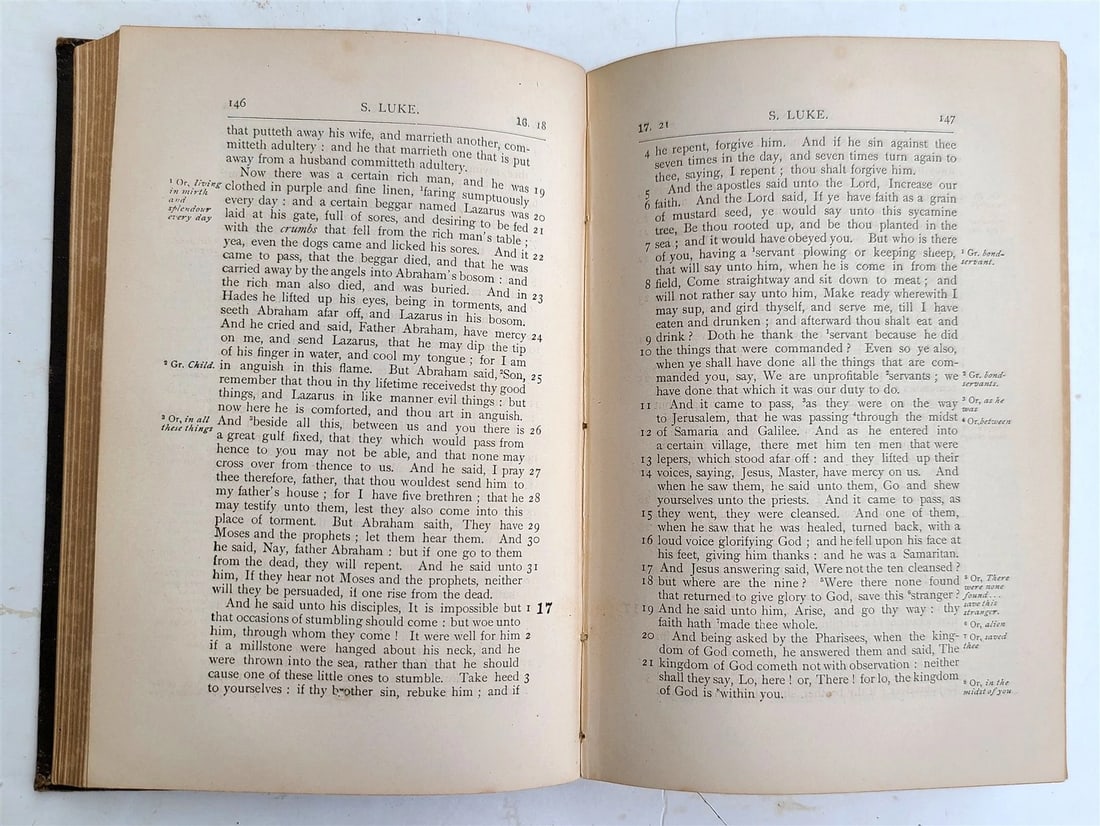 1881 BIBLE in ENGLISH antique NEW YORK AMERICANA NEW TESTAMENT - 5