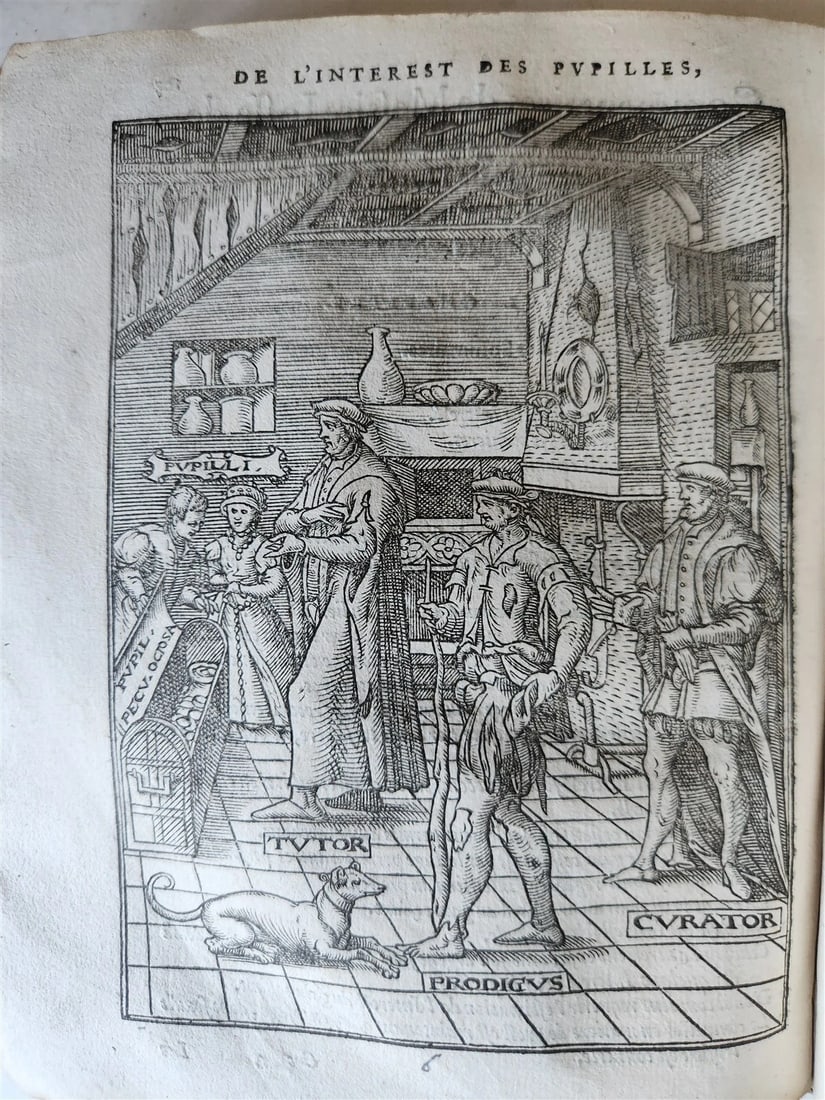 1567 LAW BOOK Josse de Damhoudere ILLUSTRATED 16th CENTURY antique VELLUM BOUND - 7