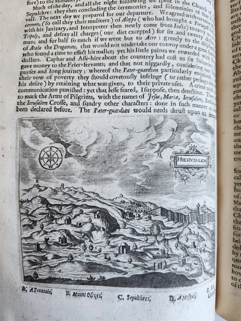 1652 TRAVAILES w/ HISTORY of STATE of TURKISH EMPIRE antique ILLUSTRATED English - 12