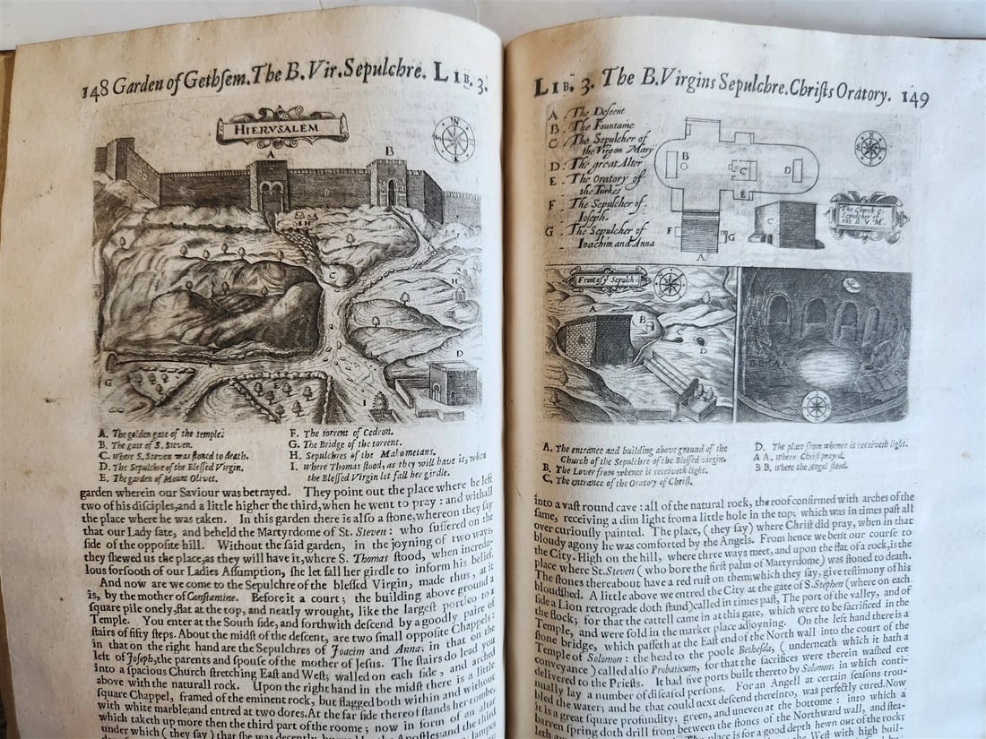 1652 TRAVAILES w/ HISTORY of STATE of TURKISH EMPIRE antique ILLUSTRATED English - 16