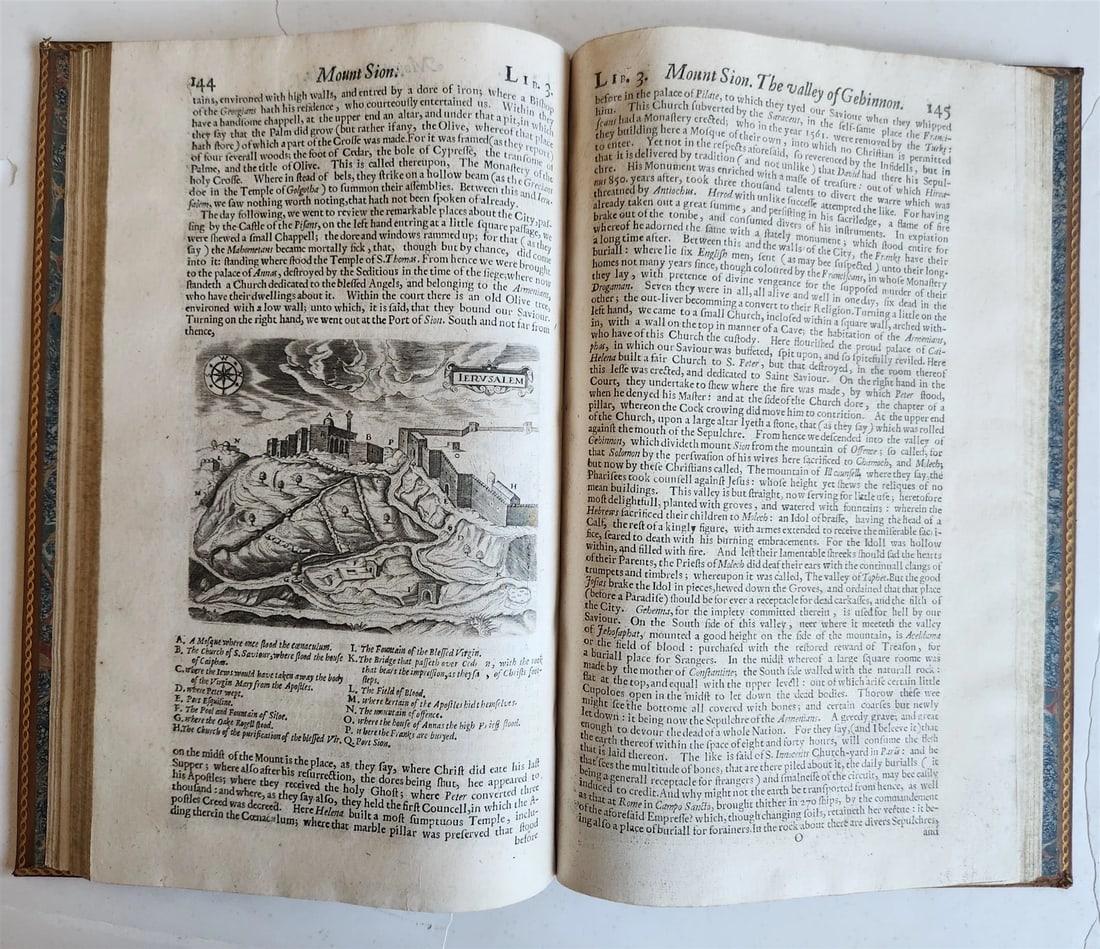 1652 TRAVAILES w/ HISTORY of STATE of TURKISH EMPIRE antique ILLUSTRATED English - 18