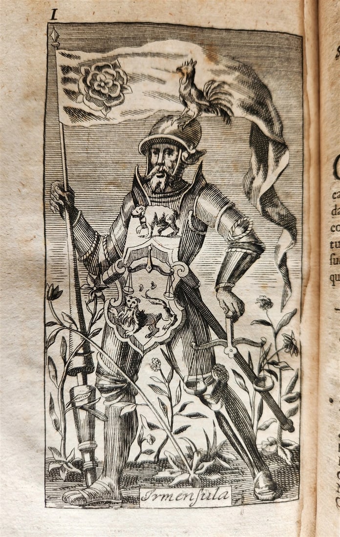 1728 MYTHOLOGY ILLUSTRATED GERMAN GODS ANTIQUE vellum bound - 7