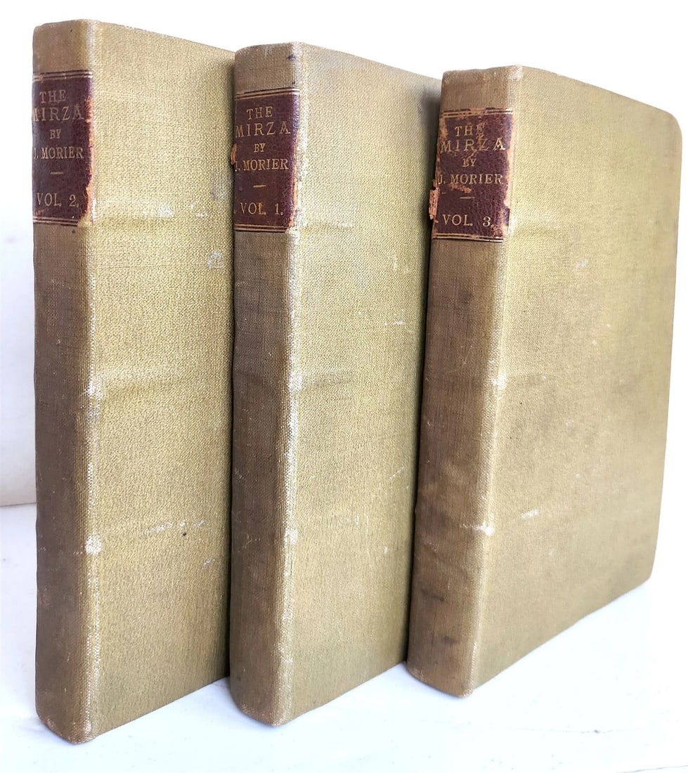 1841 THE MIRZA by James Morier antique 3 VOLUMES Travels in Persia (1 of 8)