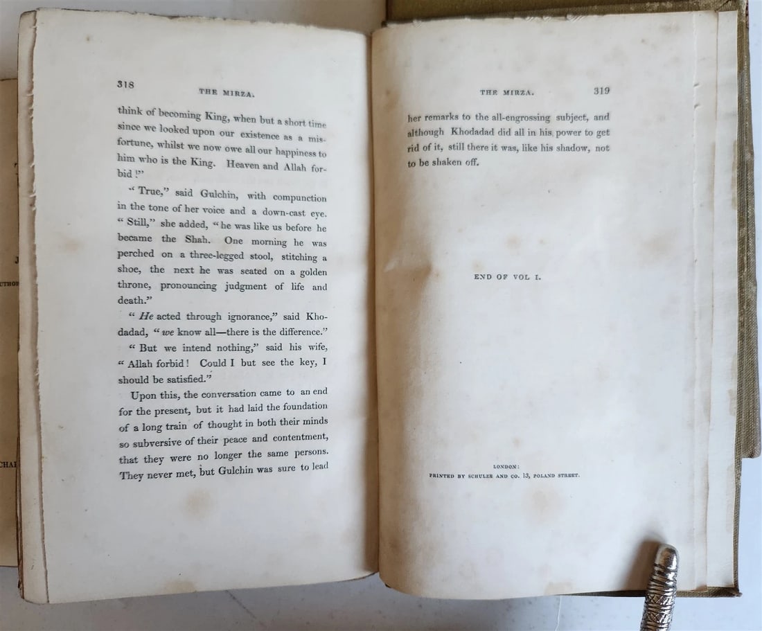 1841 THE MIRZA by James Morier antique 3 VOLUMES Travels in Persia - 7