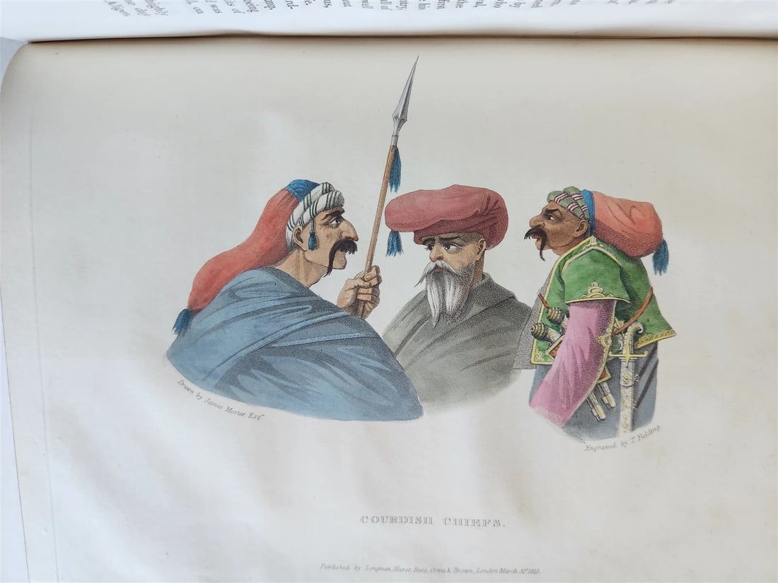 1818 JORNEY through PERSIA ARMENIA & ASIA MINOR to CONSTANTINOPLE antique MORIER - 11