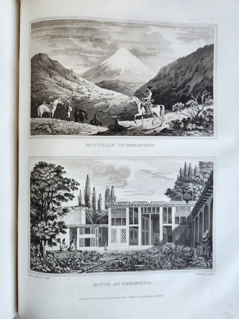 1818 JORNEY through PERSIA ARMENIA & ASIA MINOR to CONSTANTINOPLE antique MORIER - 6