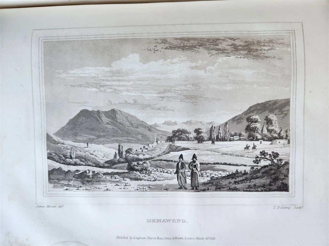 1818 JORNEY through PERSIA ARMENIA & ASIA MINOR to CONSTANTINOPLE antique MORIER - 7