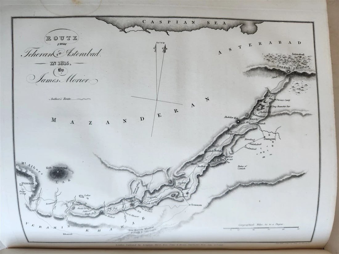 1818 JORNEY through PERSIA ARMENIA & ASIA MINOR to CONSTANTINOPLE antique MORIER - 8