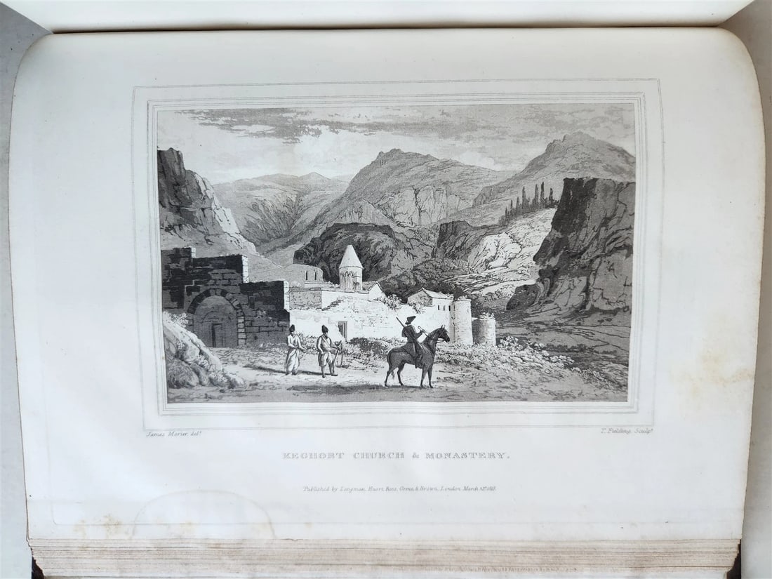 1818 JORNEY through PERSIA ARMENIA & ASIA MINOR to CONSTANTINOPLE antique MORIER - 9