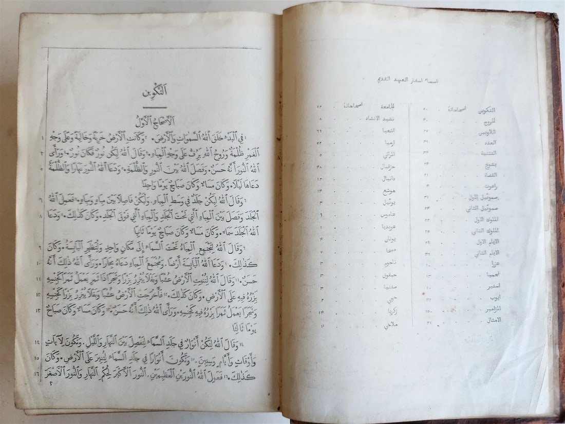 1871 BIBLE in ARABIC antique - 4