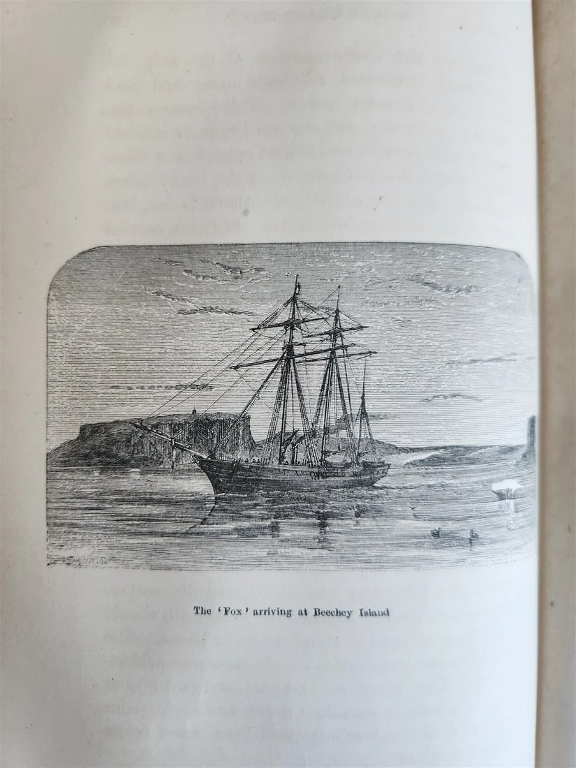 1860 NARRATIVE of DISCOVERY OF THE FATE of SIR JOHN FRANKLIN antique ILLUSTRATED - 12
