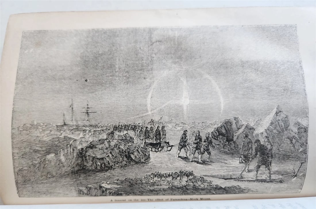 1860 NARRATIVE of DISCOVERY OF THE FATE of SIR JOHN FRANKLIN antique ILLUSTRATED - 7