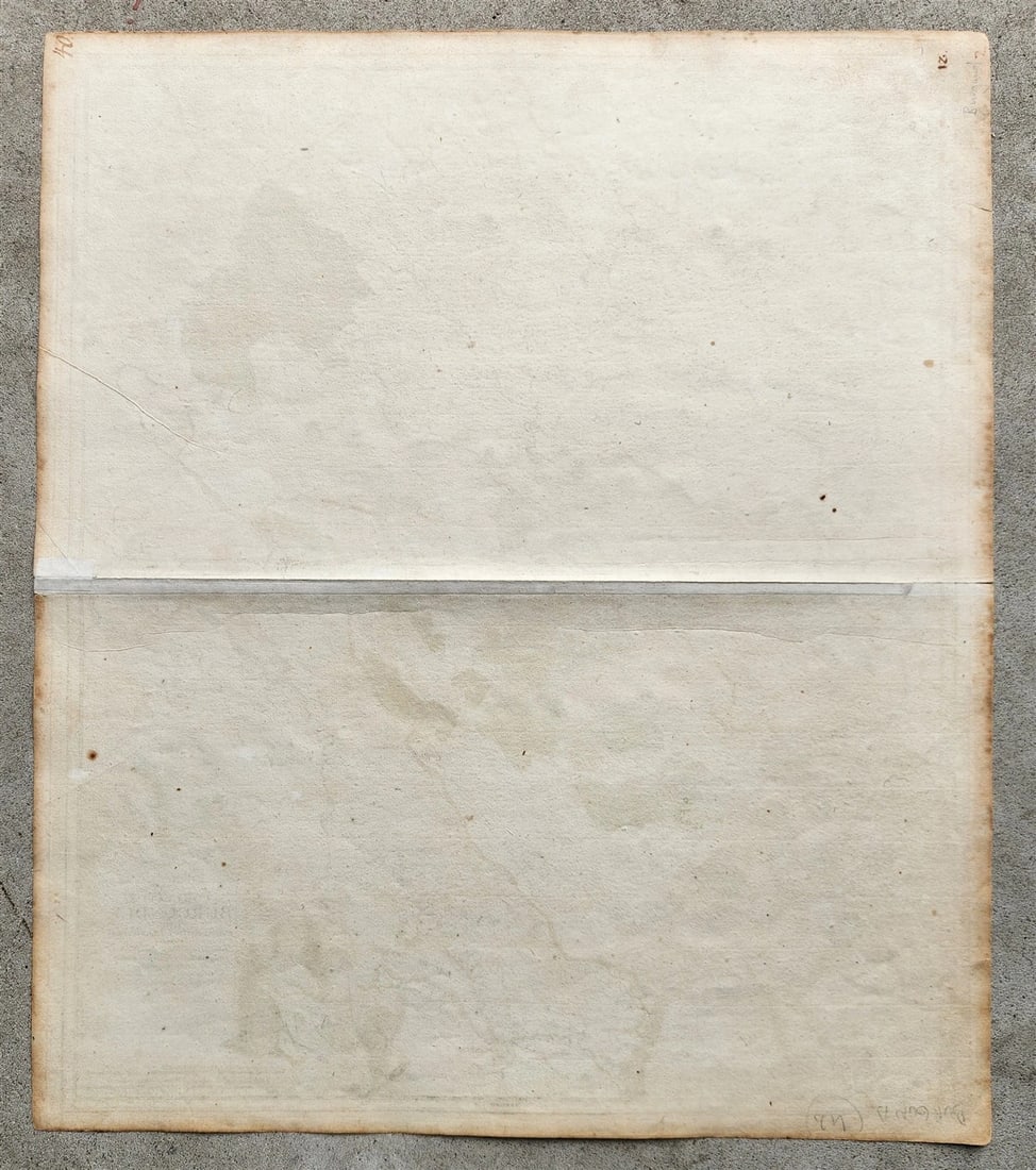 1725 BURGUNDY FRANCE antique MAP by Homann Comitatus BURGUNDIAE - 6