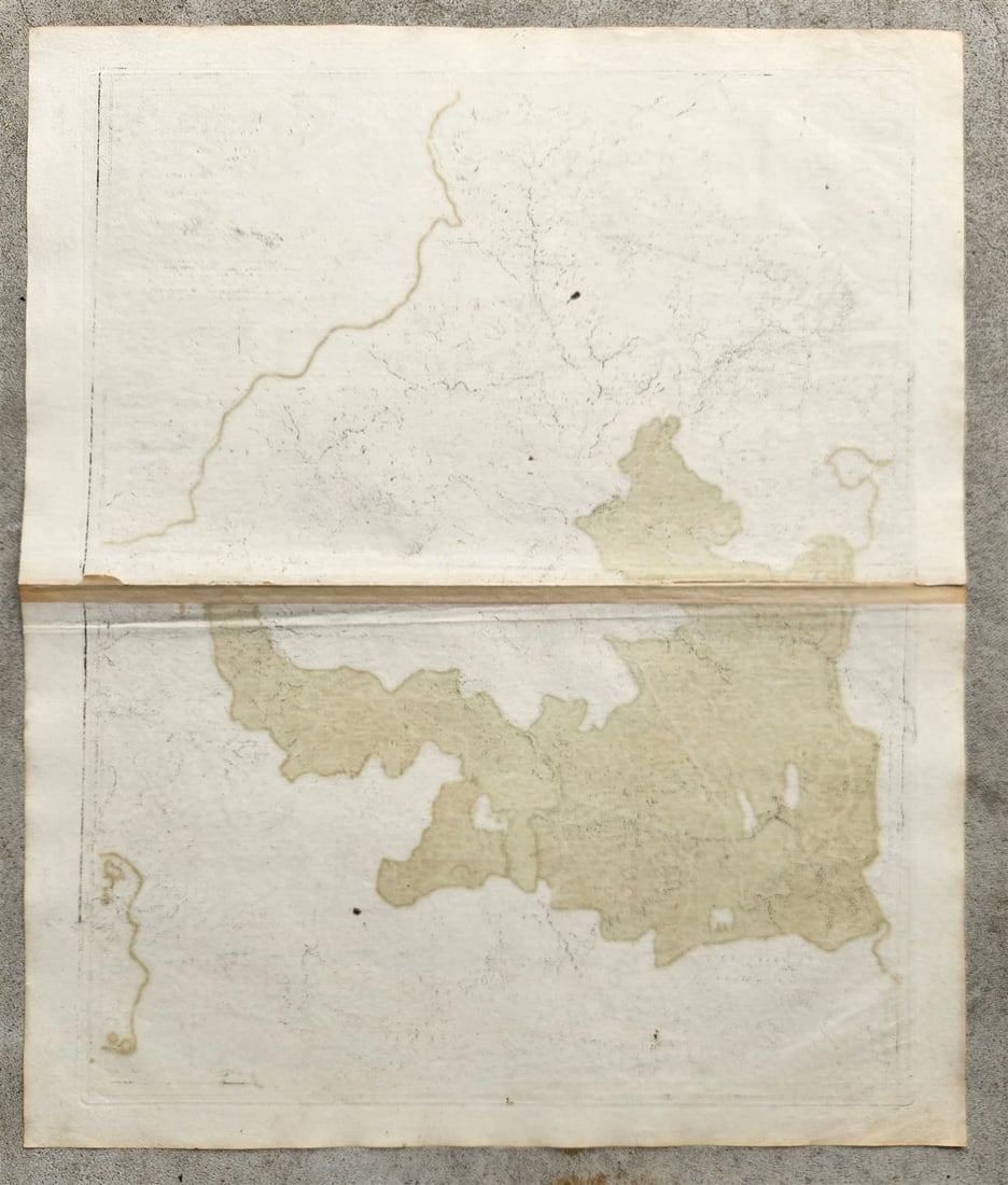 1700s GERMANY & AUSTRIA BAVARIA antique Nicolaum Visscher MAP by PETER SHENK - 7