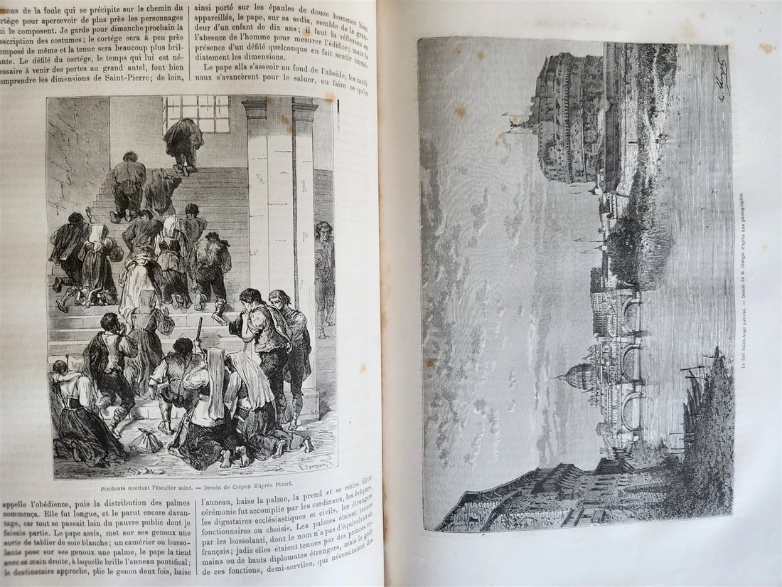 1867 HISTORY of VOYAGES ILLUSTRATED antique AFRICA and SOUTH AMERICA TRAVELS - 15