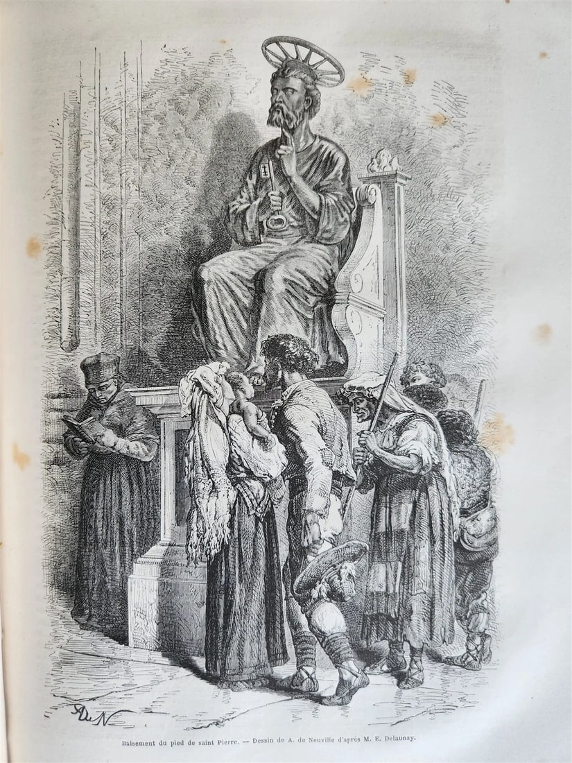 1867 HISTORY of VOYAGES ILLUSTRATED antique AFRICA and SOUTH AMERICA TRAVELS - 16