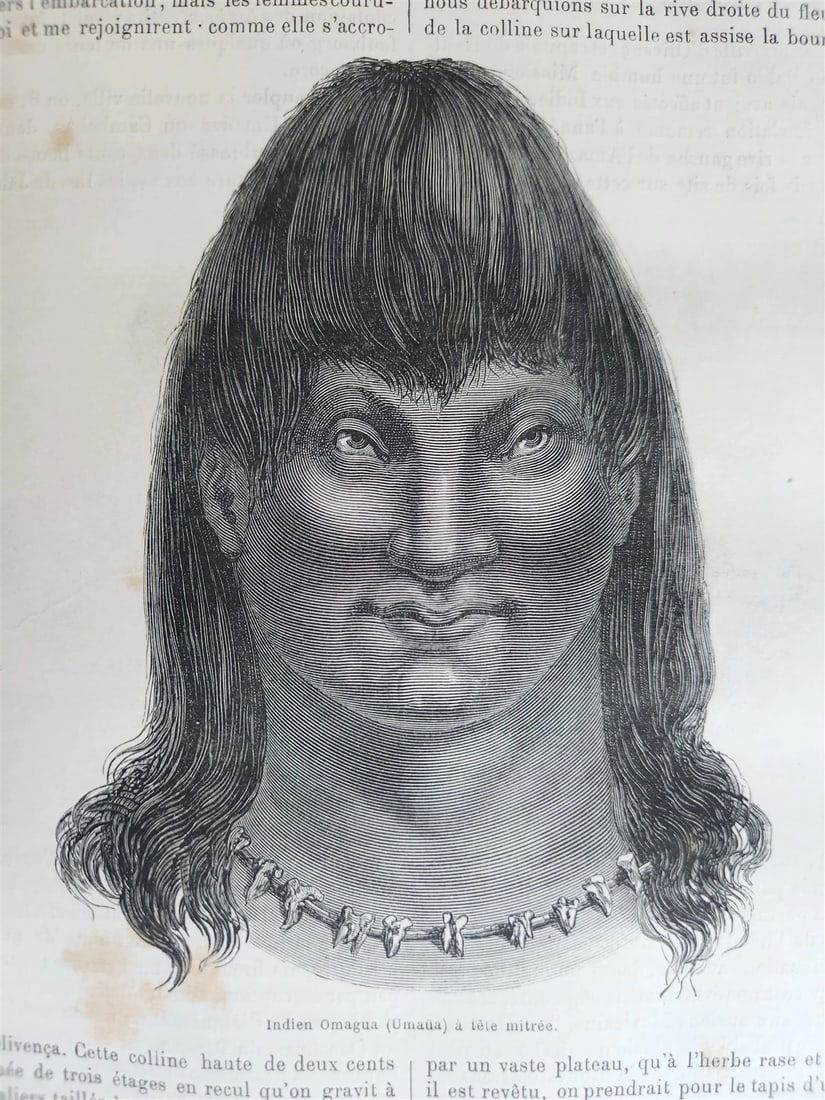 1867 HISTORY of VOYAGES ILLUSTRATED antique AFRICA and SOUTH AMERICA TRAVELS - 2