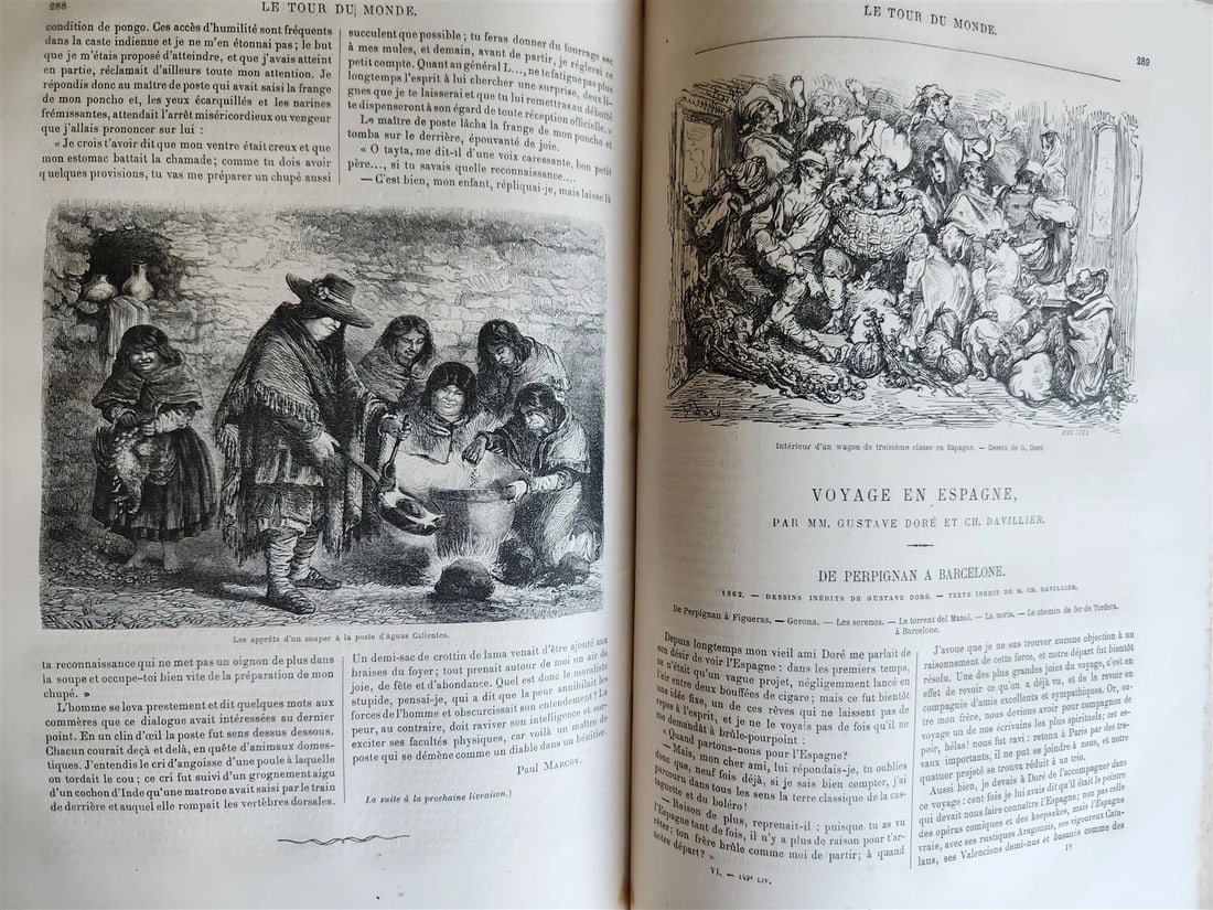 1862 HISTORY of VOYAGES ILLUSTRATED antique RUSSIA S.AMERICA ARABIA SCANDINAVIA - 9