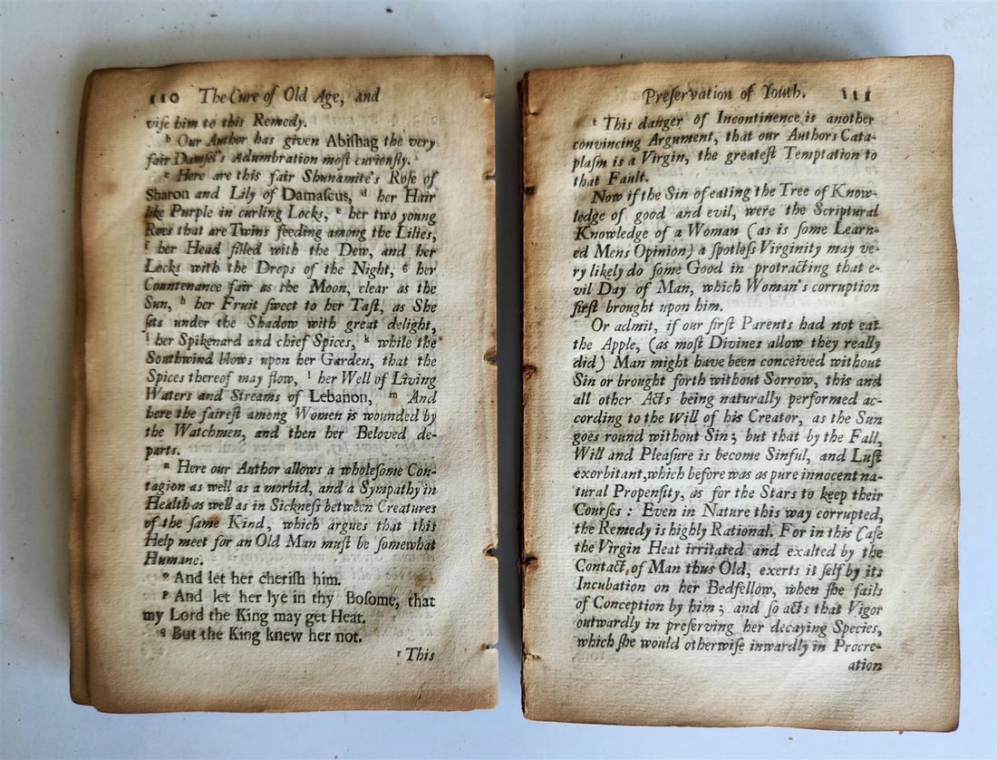 1683 CURE of OLD AGE & PRESERVATION of YOUTH by Roger Bacon antique in ENGLISH - 5